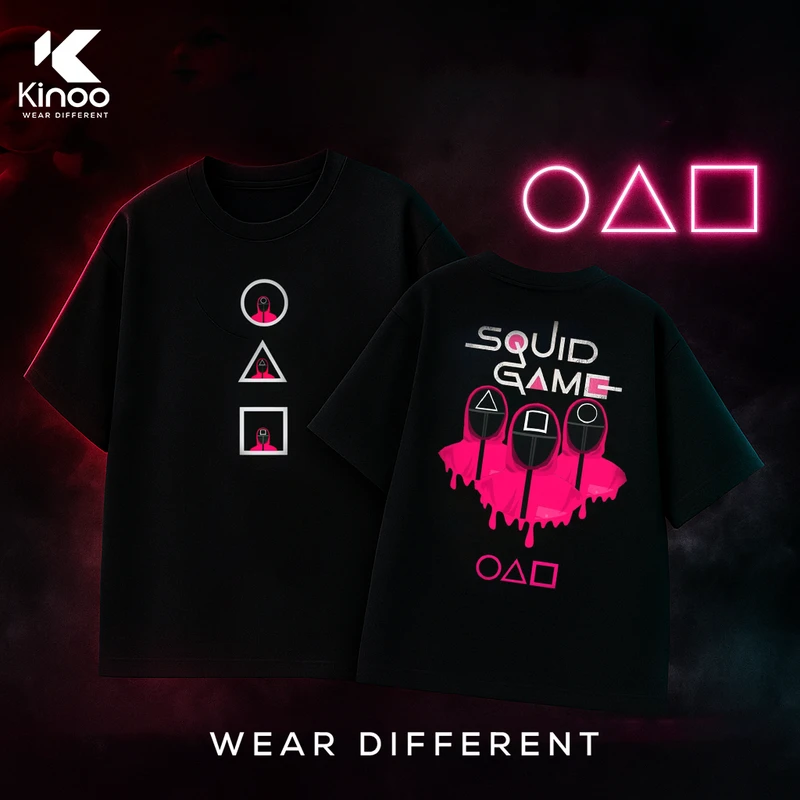 Drop Shoulder T-Shirt (Squid Game)