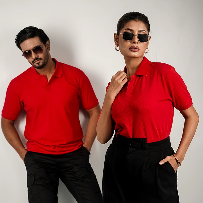 Old Money Polo - Red - Thumbnail 3