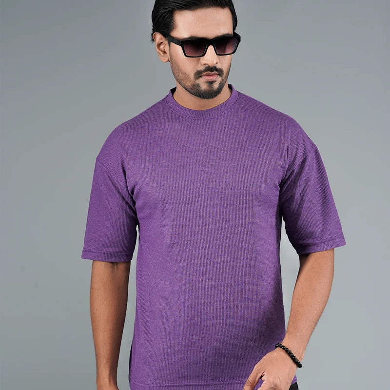 Men’s Oversized Drop Shoulder - Lavender - Thumbnail 1