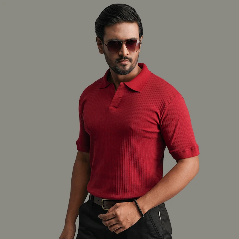 Old Money Polo - Maroon