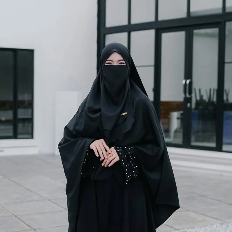 Dubai Cherry Fabrics Borkha