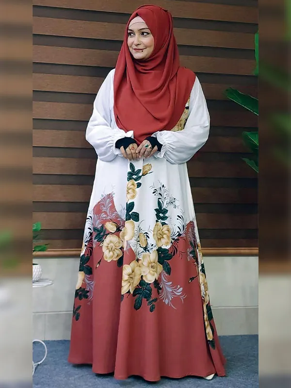 ডিজিটাল প্রিন্ট বোরকা - Image 3