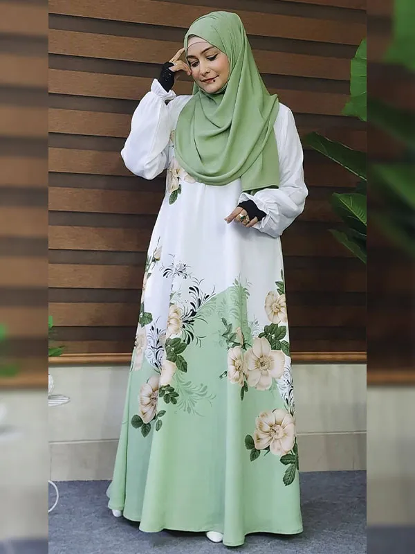 ডিজিটাল প্রিন্ট বোরকা - Image 4