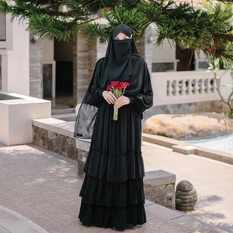 তিন লেয়ার কুচি বোরকা - Image 3