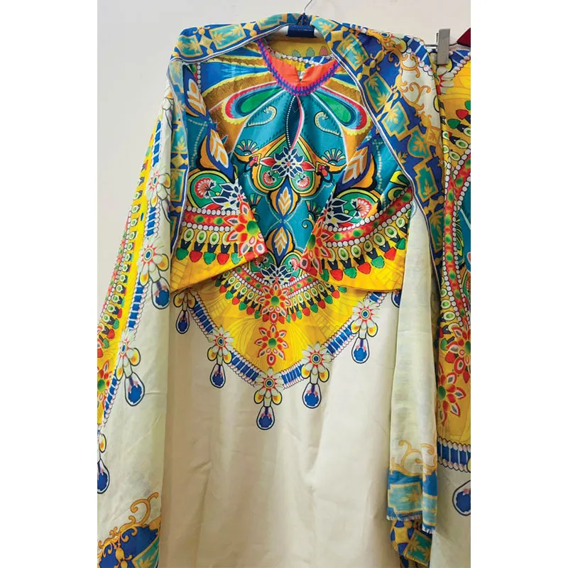 ডিজিটাল প্রিন্ট মাইক্রো ফেব্রিকস থ্রি-পিস - Image 4