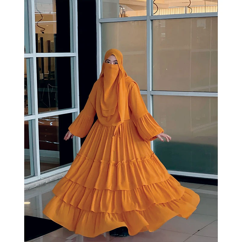 তিন লেয়ার কুচি বোরকা