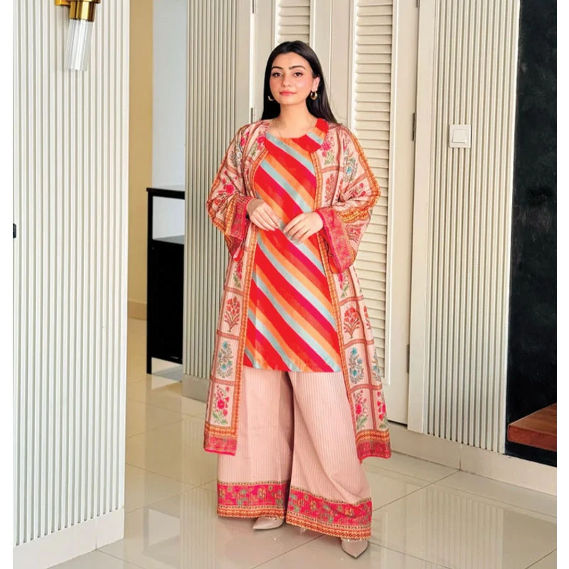 সফট সিল্ক ডিজিটাল প্রিন্ট টু পিস - Image 3