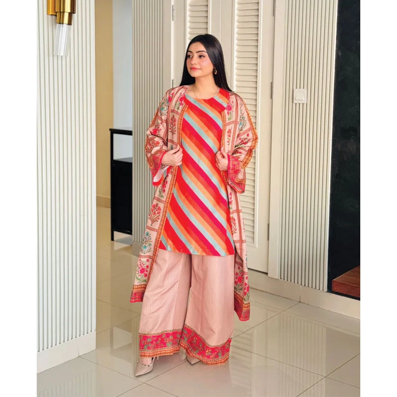 সফট সিল্ক ডিজিটাল প্রিন্ট টু পিস - Image 5