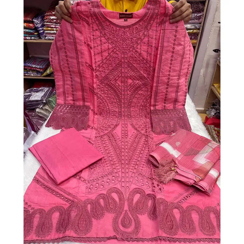 জমজম কটন থ্রি পিস