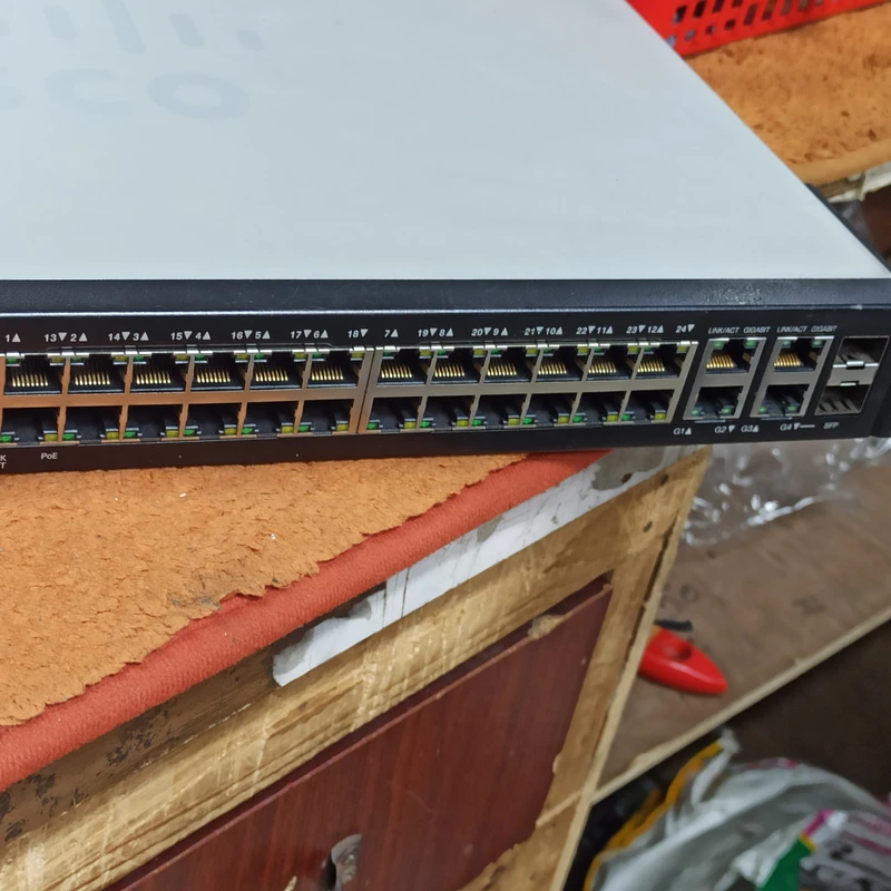 Cisco SF300 10/100 PoE+Managed Switch