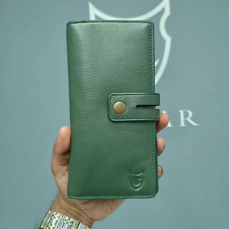 LEDAAR Genuine Leather Multifunctional Mobile Wallet