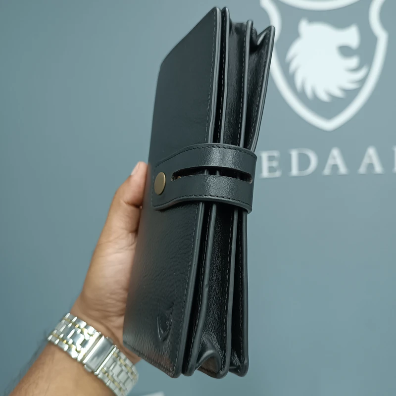 LEDAAR Genuine Leather Multifunctional Mobile Wallet - Image 7