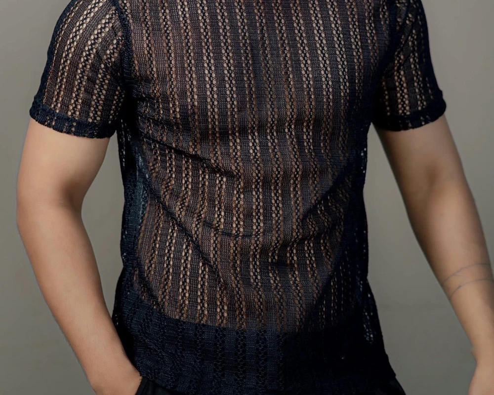 TRENDY MESH T-SHIRT