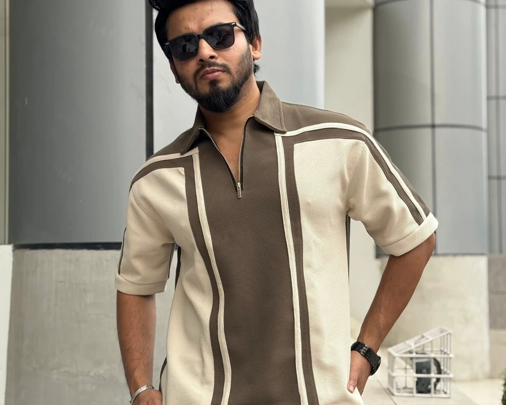 PREMIUM HALF-ZIP BAGGY POLO