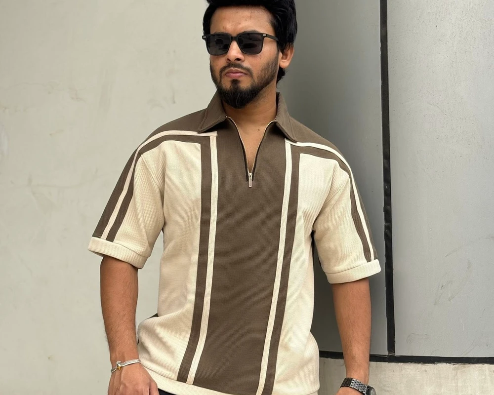 PREMIUM HALF-ZIP BAGGY POLO