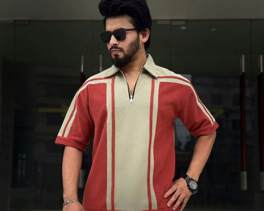 PREMIUM HALF-ZIP BAGGY POLO