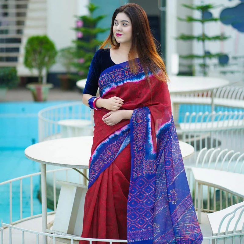 Dizital Print saree Dp-008