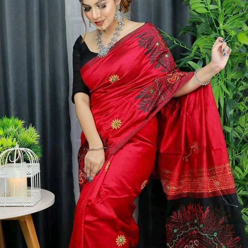 Dupian Silk Saree Code DS-407
