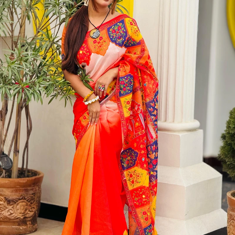 Dizital Print saree Dp-009