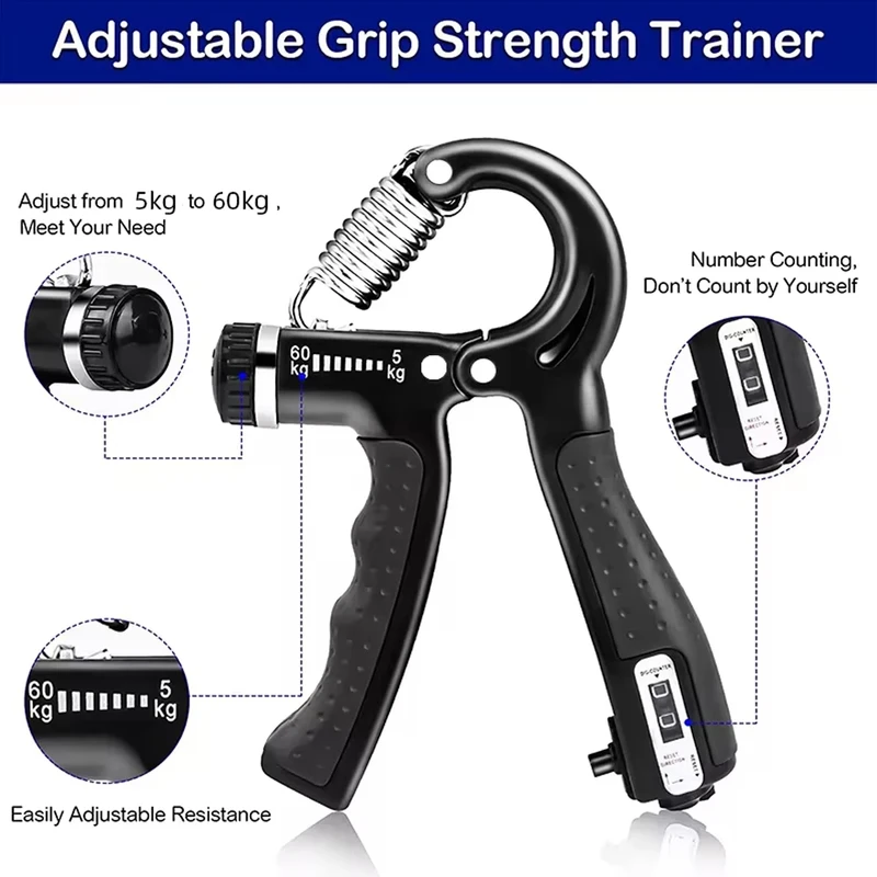 5-60kg Adjustable Hand Gripper - Image 4