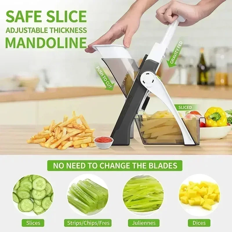 Vegetable Chopper with Mandoline Slicer - Image 3