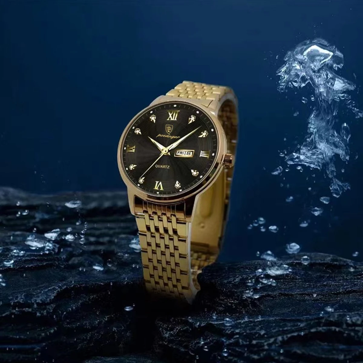 Japan watch POEDAGAR Gold Fashion Japan - Image 4