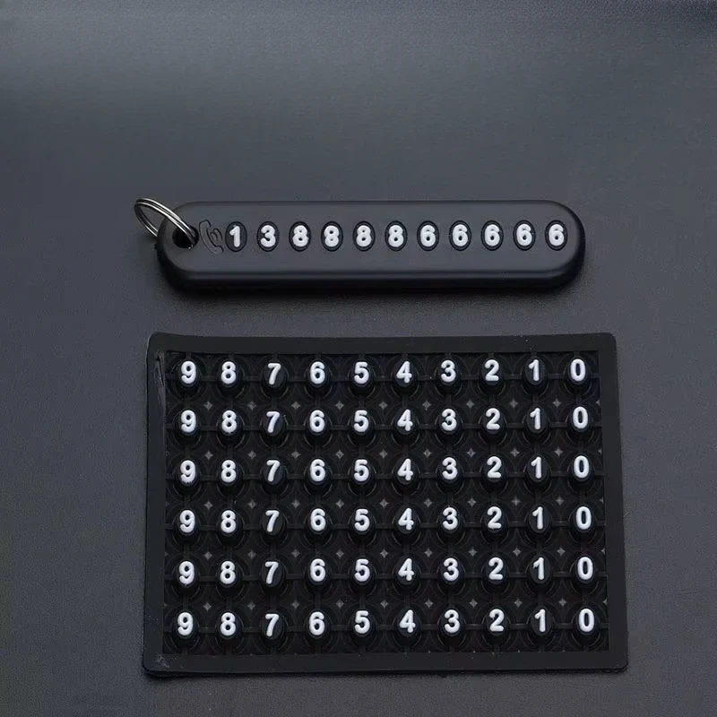 Key Ring with Phone Number