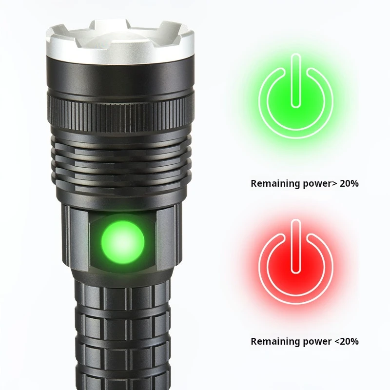 multi-functional aluminum flashlight LED