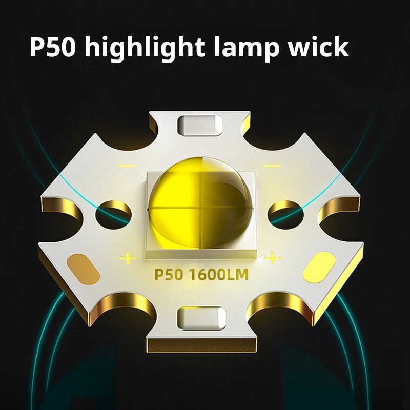 multi-functional aluminum flashlight LED - Image 3