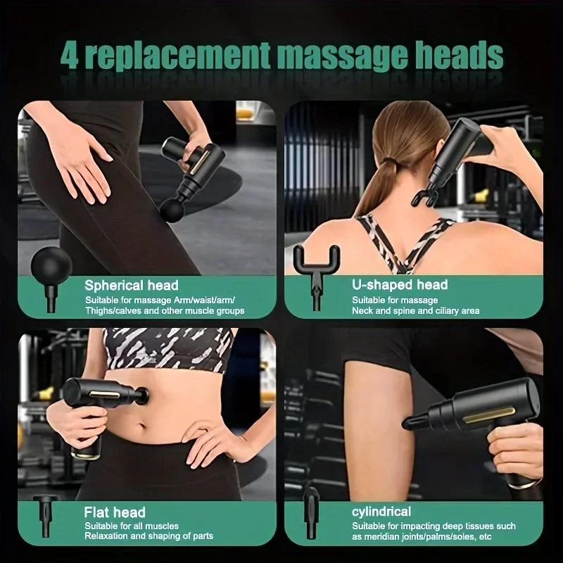 5 in 1 Body Massage Gun - Image 3