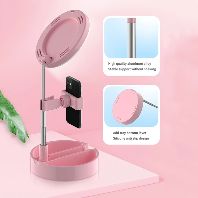 Live Makeup Multipurpose Ring Lamp With Mobile Stand - Image 3