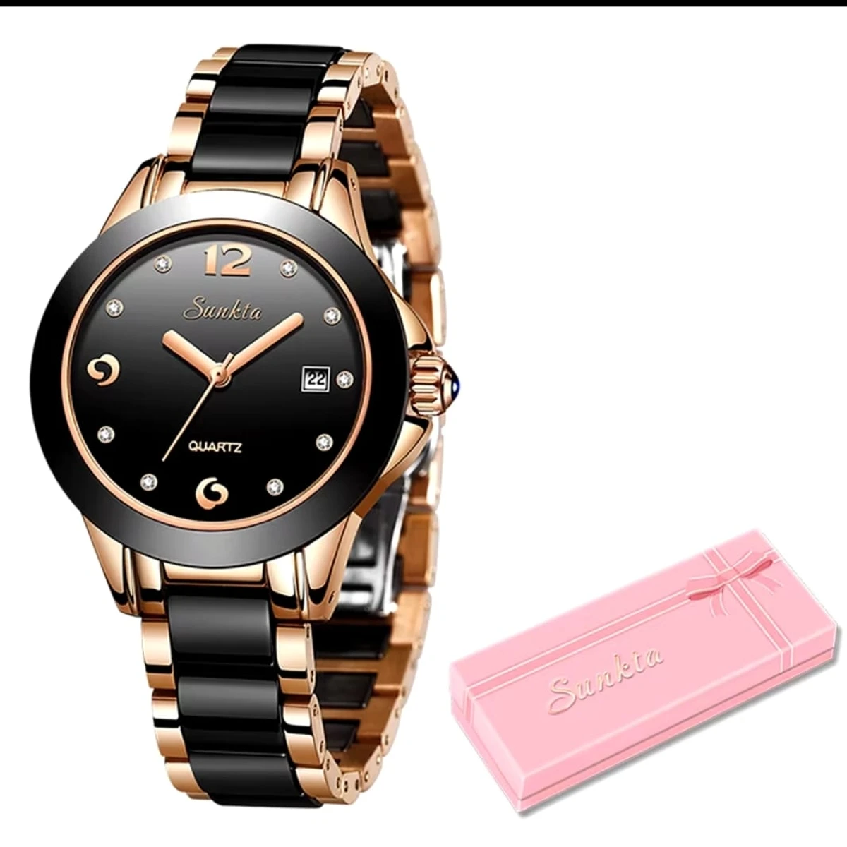 SUNKTA Women Watch Top Brand Luxury Quartz Watches - Image 3