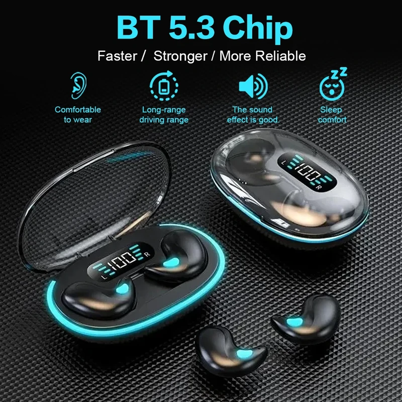 BT 5.3 Wireless Earbuds Noise Cancelling Sense X55
