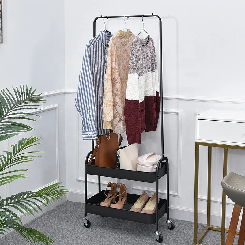 Clothing Rack with 2 Tier Metal