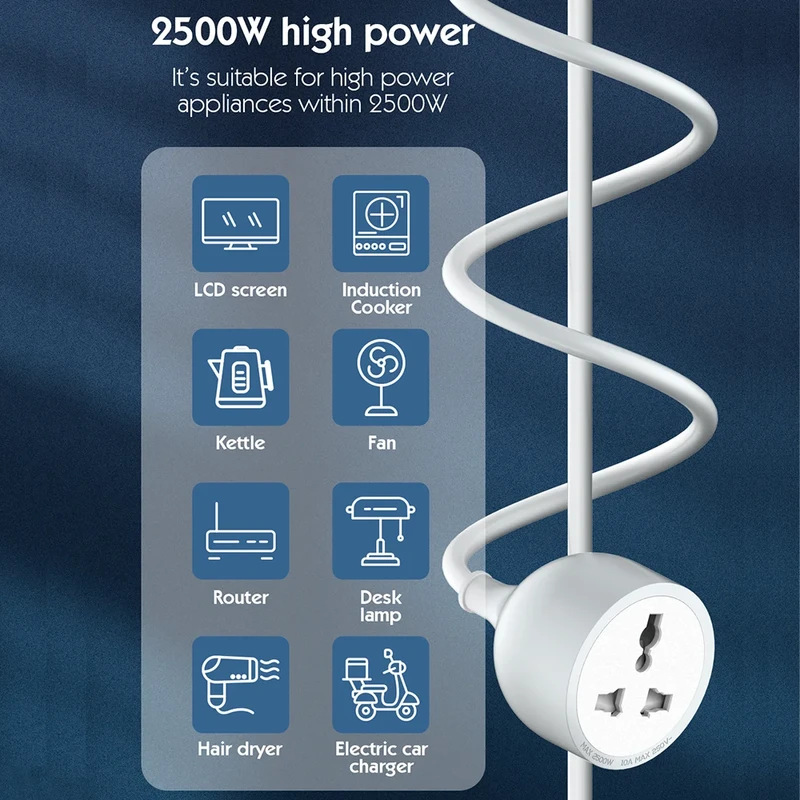 LDNIO SC1017 Universal Power Strip 2500w - Image 5