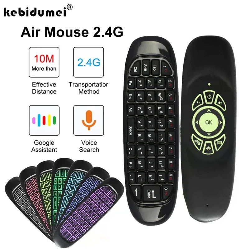 Mini Control Keyboard Air Mouse Wireless 2.4 Ghz-TV, PC