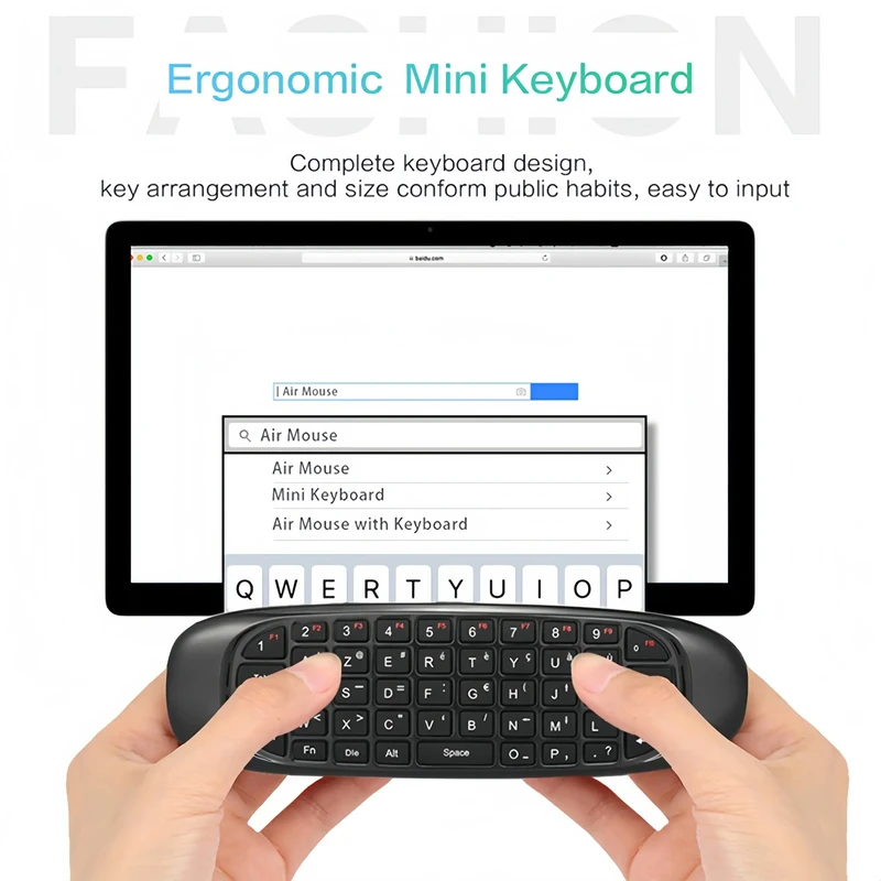 Mini Control Keyboard Air Mouse Wireless 2.4 Ghz-TV, PC - Image 4