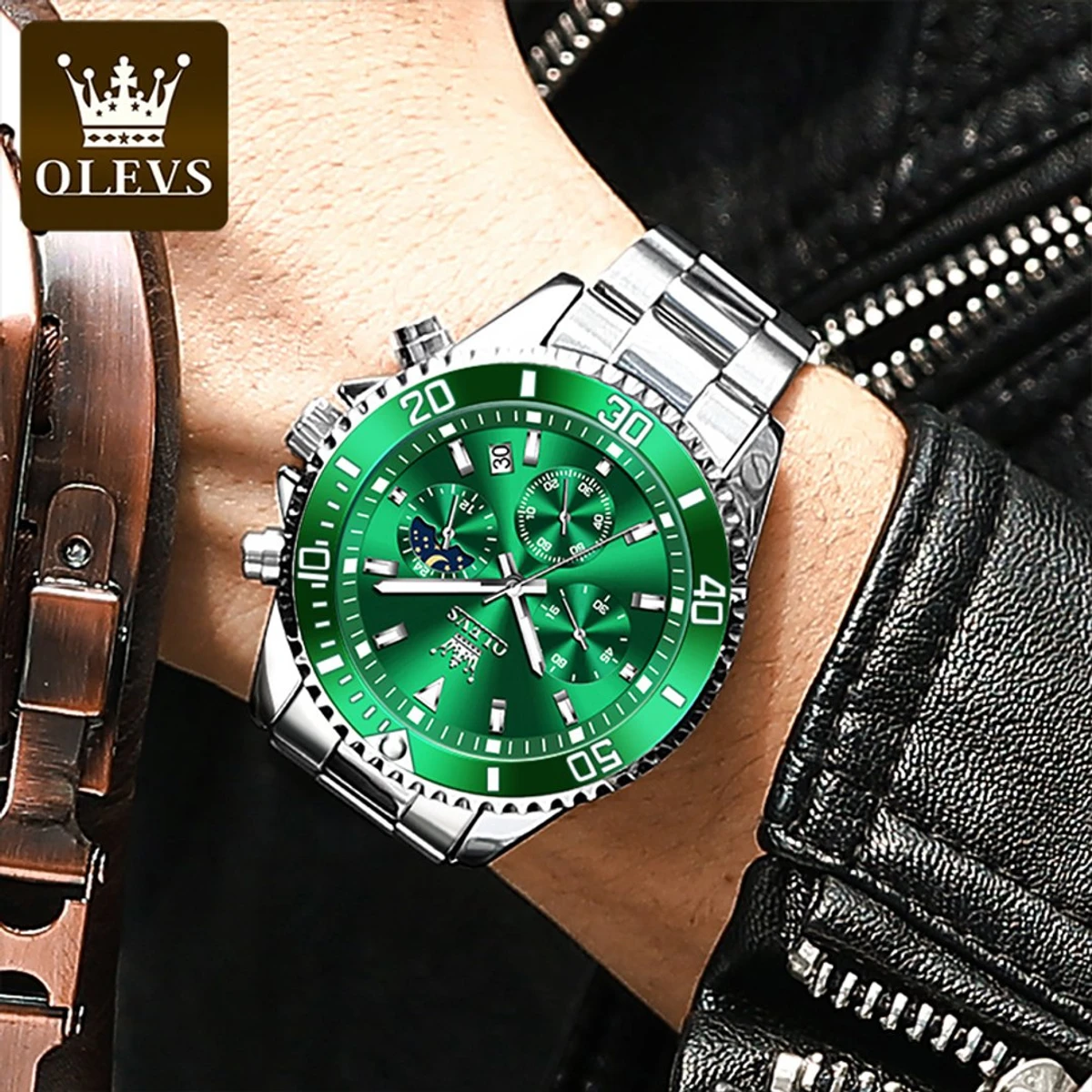 OLEVS Original Quartz Watch for Men