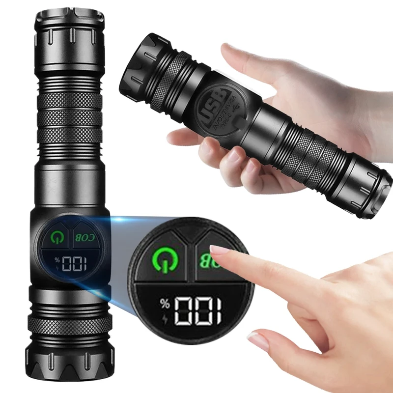 Type-C Rechargeable Powerful Flashlight