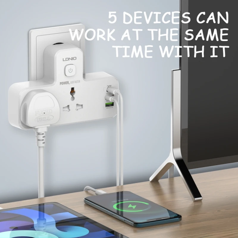 LDNIO SC2311 2500W Power Strip - Image 3