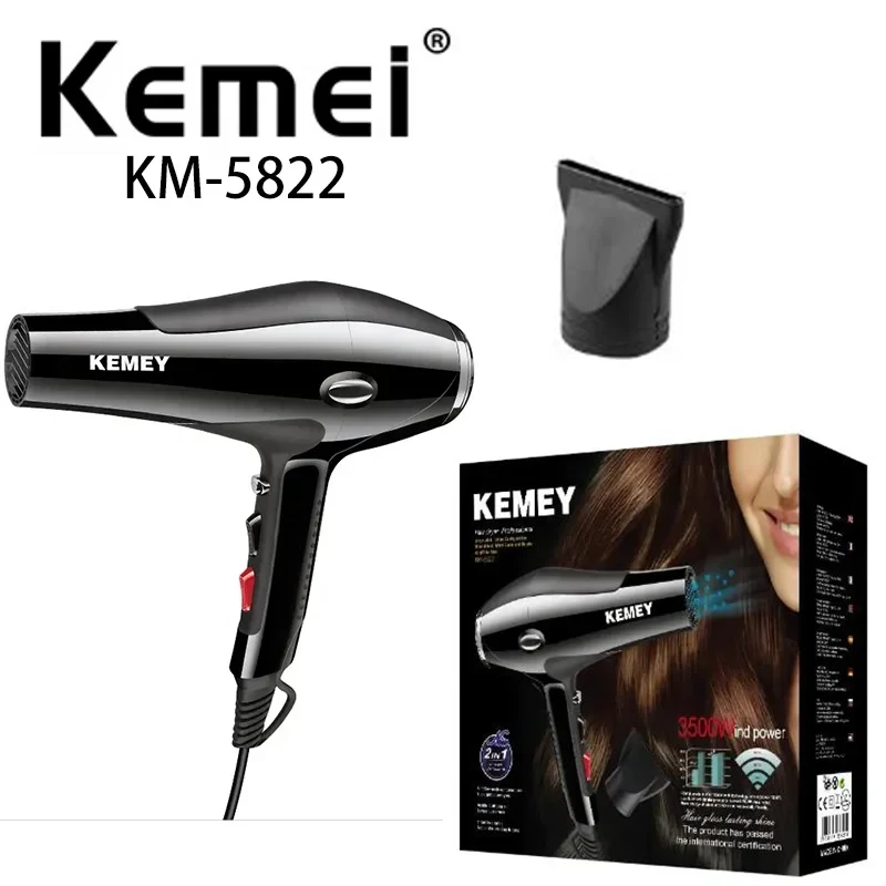 Kemei KM-5822 3500W high-power professional hair dryer