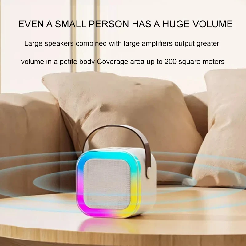 Mini Karaoke Speaker with Wireless Microphone - Image 6