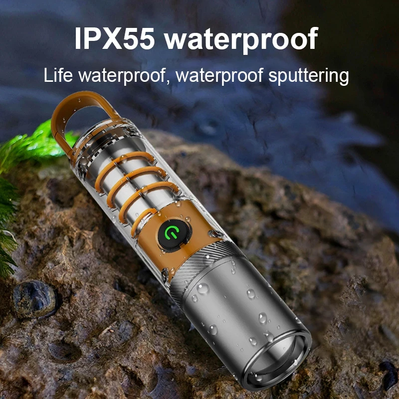 X-10 USB Rechargeable Camping Flashlight - Image 4