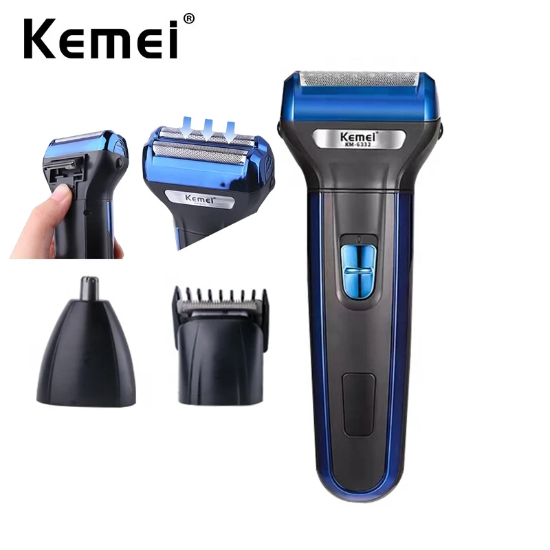 Kemei Multifunctional 3 In 1 Electric Foil Shaver