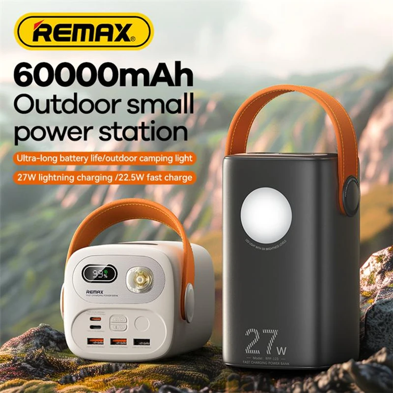 Remax 60,000mAh 27W+22.5W Power Bank