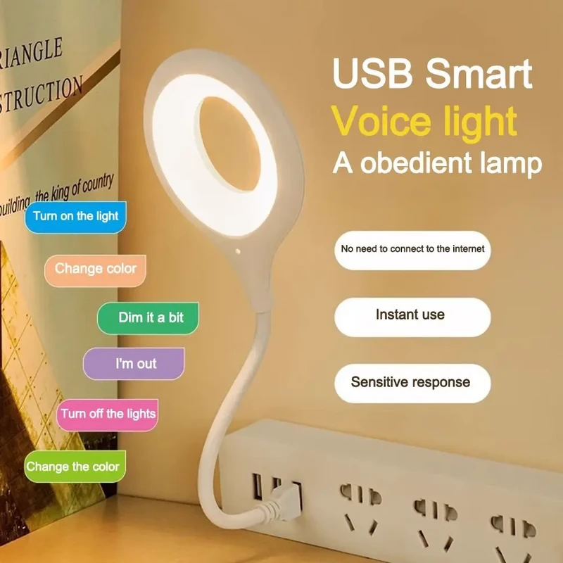 USB Smart Voice Control LED Light