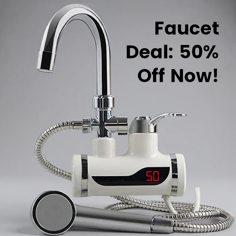 Hot Water Tap With Hand Shower - Image 3