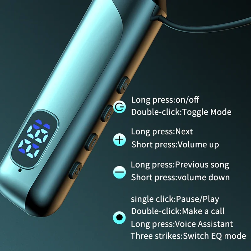 REGRSI RE-NY060 200 Hours Bluetooth Neckband - Image 3