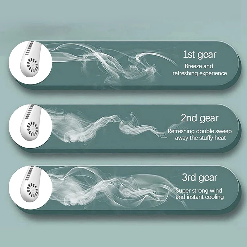 Rechargeable Neck Fan Neck Cooler - Image 5