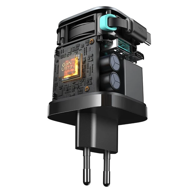 Joyroom JR-TCL02 GaN 65W Charger with Retractable Cable - Image 4